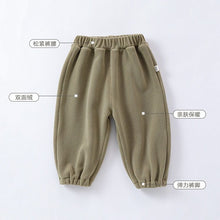 Load image into Gallery viewer, D23376PA--Children's cute pattern embroidered thick warm pants