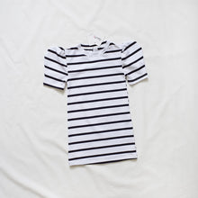 Load image into Gallery viewer, 281PCW-Summer children's elastic knitted striped parent-child dress