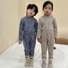 Load image into Gallery viewer, D83282JG-Autumn and winter half-high collar thickened warm top + trousers home two-piece set