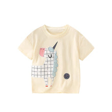 Load image into Gallery viewer, 92112SE-malwee summer girls round neck stylish short-sleeved T-shirt