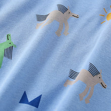 Load image into Gallery viewer, <Taiwan Pavilion> 8645SE-malwee autumn clothing European and American children's leisure geometric pattern long-sleeved top