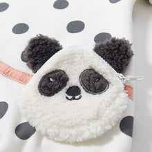 Load image into Gallery viewer, HC1103SE-Autumn and winter round neck polka dot fake backpack long sleeve plus velvet top