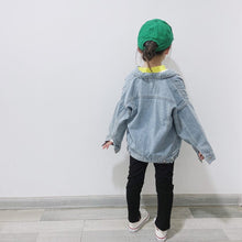 Load image into Gallery viewer, 23167PCW-Autumn and winter Japanese parent-child wear heavy washed denim worn tops and jackets