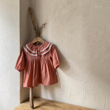 Load image into Gallery viewer, Y6340LS- Korean baby lace large lapel princess dress