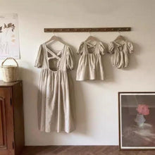 Load image into Gallery viewer, Y9326LS-Summer Woven Cotton Puff Sleeve Exquisite Embroidery Bodysuit