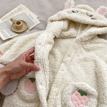 Load image into Gallery viewer, H10022LS-Cute cartoon hooded thick warm clothes
