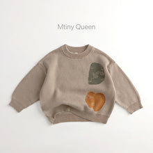 Load image into Gallery viewer, <Taiwan Pavilion> 23T21SE-Spring and Autumn Graffiti All-match Knitted Long-sleeved Top
