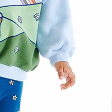 Load image into Gallery viewer, 8668SE-Autumn European and American children's casual long-sleeved rabbit round neck top