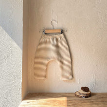 Load image into Gallery viewer, Y5338PA-Thick striped velvet PP pants for men and women (pre-sale and delivery in early December)