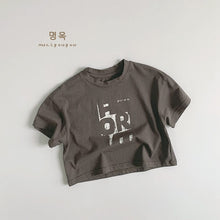 Load image into Gallery viewer, 88031SE-Summer short-sleeved top with English lettering