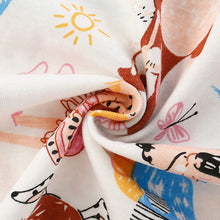 Load image into Gallery viewer, 8737JG-Autumn European and American children's casual long-sleeved pants printed two-piece suit