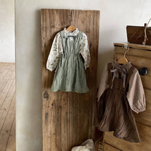 Load image into Gallery viewer, Y6401TG- Korean little girl cotton lining suspender skirt