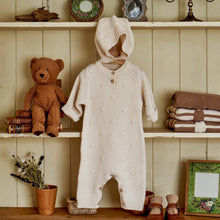 Load image into Gallery viewer, MY9311LS-Baby Retro Polka Dot Long Romper + Hat (Pre-sale, delivery in early December)