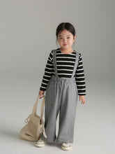 將圖片載入圖庫檢視器 BB2337PCW-秋款日系條紋長袖親子上衣