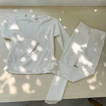 Load image into Gallery viewer, D83386TG-Knitted cotton wool children's home clothes set