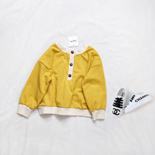 Load image into Gallery viewer, 179PCW-Autumn and winter Japanese terry casual reversible parent-child color matching tops