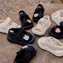 Load image into Gallery viewer, 24423AC-Summer Korean Velcro Embroidery Children's Soft-soled Sandals