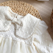 Load image into Gallery viewer, 2401414DS-Spring mesh pearl small fragrance style skirt