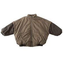 Load image into Gallery viewer, D83197SE-Winter Korean style plus velvet quilted jacket with contrasting colors