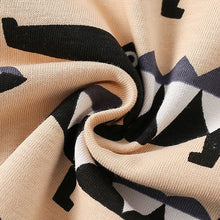 Load image into Gallery viewer, 9564TG-Summer European and American children's crocodile casual print round neck top + elastic waist shorts two-piece set