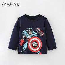 Load image into Gallery viewer, <Taiwan Pavilion> 8554SE-malwee autumn clothing European and American children's cartoon casual long-sleeved tops