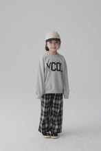 Load image into Gallery viewer, BB2463PCW-Autumn and winter Japanese style boys and girls brushed plaid straight trousers
