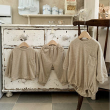 Load image into Gallery viewer, Y8383TG-Spring long-sleeved colored yarn velvet pocket casual sports suit