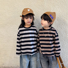 Load image into Gallery viewer, Q83322SE-Spring and Autumn Pure Cotton Striped Long Sleeve Top