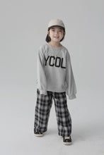 Load image into Gallery viewer, BB2463PCW-Autumn and winter Japanese style boys and girls brushed plaid straight trousers