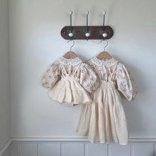 Load image into Gallery viewer, Y7321SE-Girls Lace Collar Long Sleeve Shirt