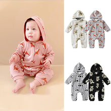 Load image into Gallery viewer, D23351LS-Winter baby plus velvet and thickened knitted outdoor climbing clothes