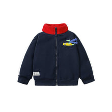 Load image into Gallery viewer, HC1091SE-Little maven autumn and winter warm cartoon baseball jacket