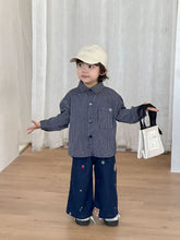 Load image into Gallery viewer, CC260843SE-春秋季純棉條紋長袖襯衫