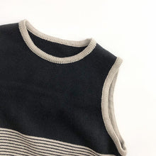 Load image into Gallery viewer, 23B41SE-Spring and Autumn Striped Vest