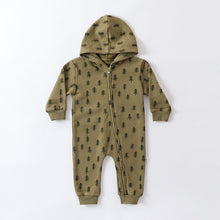 Load image into Gallery viewer, D23314LS-Boys and girls fleece long-sleeved romper