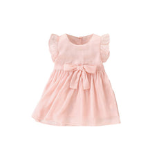 Load image into Gallery viewer, 9355DS-Summer European and American children's flying sleeves and strappy dress