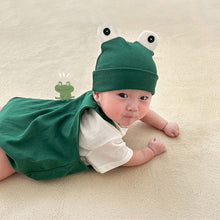 Load image into Gallery viewer, 53113LS-Korean spring and summer frog shape suspenders and hat