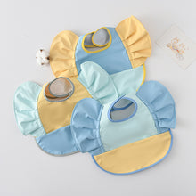 Load image into Gallery viewer, 111902AC-Danish children's flying sleeve wings PU waterproof and anti-dirty bib