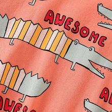 Load image into Gallery viewer, 9132TG-Autumn casual crocodile round neck long-sleeved top + trousers two-piece set