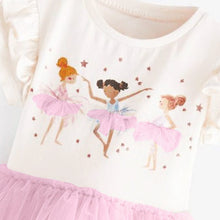 Load image into Gallery viewer, 9332DS-Summer European and American children's casual round neck girl's gauze dress