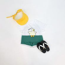 Load image into Gallery viewer, 61403TG-ins Summer Korean version of duck print two-piece set