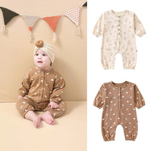 Load image into Gallery viewer, D23276LS- Cotton newborn baby long-sleeved pajamas crawling clothes