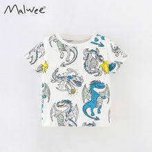 Load image into Gallery viewer, 9252SE-malwee boys casual short-sleeved round neck top