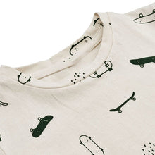 Load image into Gallery viewer, 9296SE-Summer children's casual skateboard print short-sleeved top