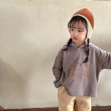 Load image into Gallery viewer, Q83250SE- Spring and Autumn Loose Plus Velvet Hooded Top