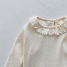Load image into Gallery viewer, <Taiwan Pavilion> 6052SE- Spring and Autumn Korean-style ruffled baby bottoming long-sleeved top