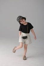 Load image into Gallery viewer, BB2426PCW-Summer short-sleeved T-shirt for boys and girls solid color basic round neck parent-child top