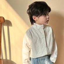 Load image into Gallery viewer, C85253SE-Spring and Autumn Pure Cotton White Japanese Long Sleeve Shirt