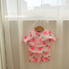 Load image into Gallery viewer, 6185TG-Korean Summer Flower Girl Baby Home Set