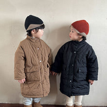 Load image into Gallery viewer, D83303SE-Winter medium-length solid color thick warm water-repellent jacket